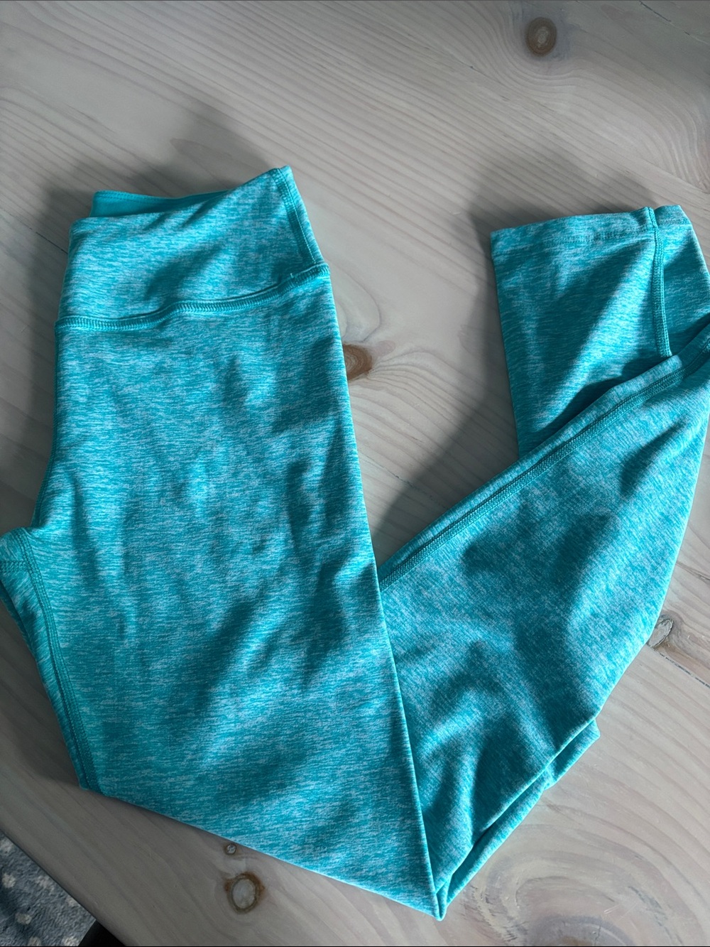 Beyond Yoga women’s  Teal Heather Leggings